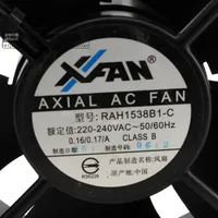 Para el ventilador de AC de AXIA original RAH1538B1-C 220-240V, ventilador de ventilador de alta temperatura, ventilador