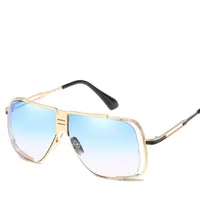 2019 oversize pilot designer occhiali da sole donna moda uomo sfumatura lenti sfumate estate des lunettes de soleil