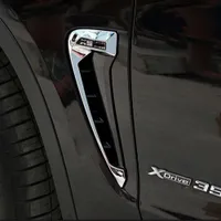 brânquias carro de corrida borda lateral fender aberturas cover frame decorativo adesivo guarnição para BMW X5 F15 acessórios do exterior