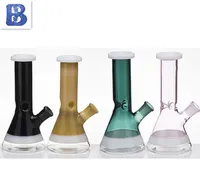 7,8-Zoll-Glaspfeife mit Glas Downstem Bowl Dicken Glas Bongs 18mm Female Bubbler Wasser-Rohr-Banger Hanger
