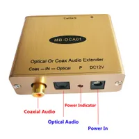 Adaptateur Toslink Audio Numérique vers Cat5 Toslink / SPDIF vers RJ45 Aucune transmission d'atténuation
