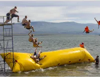 送料無料工場供給9x3m膨脹可能な水のブロブの膨脹可能なジャンプPVC水の枕膨脹可能なブロブのジャンプ