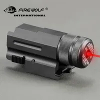 INCENDIO WOLF Mini Compact Rosso Verde mirino laser nuovo per guida di 20mm pistola fucile G17 20 23 21 Hunting