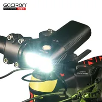 GACIRON Bicycle Light Usb Rechargeable Bike Front Headlight Cycling  IPX6 Waterproof 5000mAh 1600Lumen LED Lamp 6 Mode