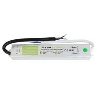 30pcs DC 12V 20W Waterproof ip67 Electronic LED Driver Adapter Outdoor Use Power Supply Led Strips Lighting Transformer AC 90-250V