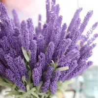LIN MANN 12 Köpfe Künstliche Lavendel Schaum Blume für Bouquets Hochzeit Home Party Dekoration Schaum lavendel 8 farben