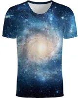 新しい3D Tシャツ星座の夜のティーシャツの神秘的な普遍的な半袖カラフルなスターTシャツプリントTシャツ男性女性トップカップルS-5XL
