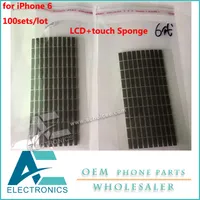 100sets/lot Replacements shielded sponge pad foam Stickers for iPhone 6 LCD and digitizer touch screen flex cable Stickers Free Shipping