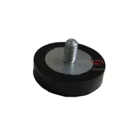 4pc Neodymium rubber gecoate magnetische basis 28lb D32 mm anti krascamera verlichting POS -display Stands magnetische houder