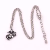 Apricot Fu Fashion Company Ega Charm avec le collier de la chaîne de liaison pendentif