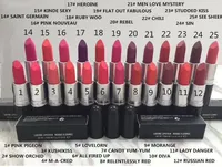 20 pcs les plus bonnes bonnes ventes bonnes ventes Nouveau produit Maquillage de maquillage Couleurs de couleurs de rouge à lèvres