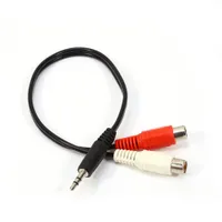 VBESTLIFE Audio Cables 3.5mm Jack Plug male to 2 RCA female Stereo Adapter RCA Cable for HDTV PC MP3 CD Player Universal
