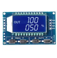 1 ST Signaal Generator LCD-scherm Module Output PWM PULSE FREQUENTIE DICHT CYCLE VERORDENABELE DISPLAY MODULES 1HZ-150KHZ 3.3V-30V TTL