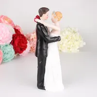 Feis hotsale renuncie a la novia y el novio Pareja figurine romántico boda pastel toppers decoración de boda regalo
