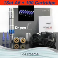 DR008 Dr. Pen Ultima A6 Nano Chip Therapy Device & Dr pen A6 Accessories - for Scars, Acnes, Spots, Wrinkles, Tattoo Lips & Eyebrows
