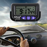 2018 Auto Car Interior Jumbo Clock Dashboard Hora digital Fecha Pantalla LCD clara Envío gratuito de DHL