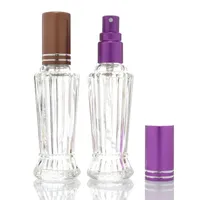 10 ML Clear Glass Spray Bottle Portable Perfume Atomizer Mini Sample Tube Bottle Frascos de vidrio envío rápido F20172888