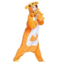 Volwassen Animal Pyjama - Kangaroo Pluche Cosplay Onsies Nachtkleding (Pluche Toy inbegrepen)