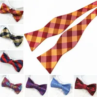 Bowknot de los hombres a mano libremente pajarita 36 color pajaritas de calabaza auto pajarita Para negocios corbata Regalo de boda de Navidad