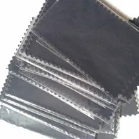 Schmuckreiniger polieren 925 Silberpolierstofftuch Plastiktüten für Perle Golden Schmuckringe Notwendigkeit 4*8 cm