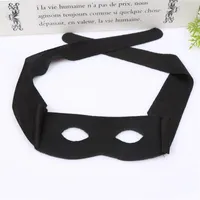 Zorro Masquerade Mask New Adult Child Half Face Máscaras de ojos Cosplay Prop Halloween Party Supplies Negro 1 7ly C