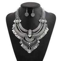 Böhmen etniska maxi uttalande halsband kvinnor smycken personlighet visa halsband pendlar facroty försäljning collares