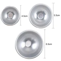 24pcslot Metal Aluminum Bath Bomb Mold Half Round Ball DIY Bathing Tool Accessories Creative Cake Baking Pastry Mould