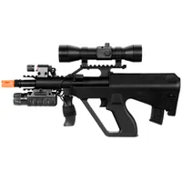 AUG STYLE SPRING AIRSOFT RIFLE Laser Taschenlampe Red Dot Scope