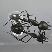 Big Solar Ant Populära barnleksaker Magic Solar Powered Ant Insekt Spela Lär dig pedagogiska Solar Novelty Leksaker för barn med OPP-väska