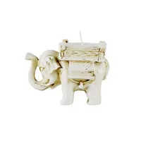 Feis Groothandel Woondecoratie Handgemaakte Kleine Thee Lichthars Elephant Candle Holder Matching Cup Candle Lucky Wedding Gunsten