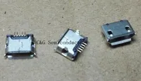 100 pcs micro usb 5 p, 5-pin micro usb jack, 5 pinos micro usb conector cauda tomada de carregamento 5pin