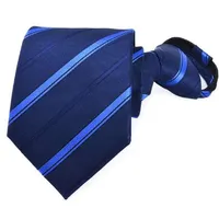 Reißverschluss Krawatten 8cm Klassische Männer Business Formale Hochzeit Krawatte 8cm Gestreifter Nackenbinder Mode Hemd Kleid Zubehör