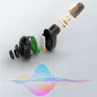 Легкий мини беспроводного Blutooth наушник с зарядкой для хранения Box беспроводных спортивного баса наушника Bluetooth с микрофоном