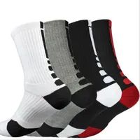 Wholesales Professional Elite Basketball Socks Long Knee Athletic Sport Socks Men Fashion Compression Thermal Winter Socks DHL Free Shipping
