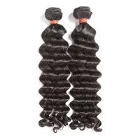 Best 10A Grade Virgin Human Hair Weaves Brazilian Peruvian Indian Malaysian Hair Body Wave Straight Loose Deep Curly Water Wave 2 Years Life