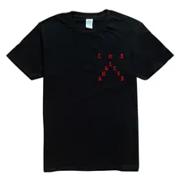 Pablo Losangeles La 시즌의 생활 화이트 티셔츠 남성 La Summer 남성 T 셔츠 S-3XL