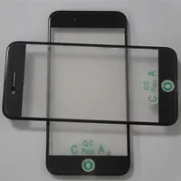 10 шт./лот оригинальный ЖК-экран внешняя передняя панель стеклянный объектив + Рамка Рамка + OCA фильм Холодный пресс для iPhone 7 отреставрировать частей