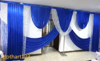 6m wide wedding silver sequin decoration designs wedding stylist swags for backdrop Party Curtain Stage background drapes customer made