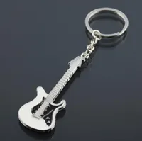 Gitarr Keychain för män Söt Bass Nyckelring Ring för barn High-end bil nyckelring elektrisk gitarr nyckelhållare