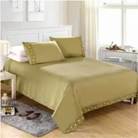 Wholesales!!Decor Collection Bedding Set Deep Pocket Fitted Sheet Bed Cover Pillow Cases