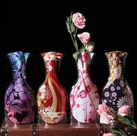 8 stylów Ekologiczne składane Kwiat Składany Kwiat PVC Wazon Home Wedding Party Creative Household Nivelty Home Sn815