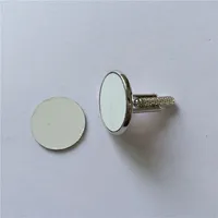 Kravat Klipler Süblimasyon için Kol Düğmeleri Boş Dişli Çubuk Kol Düğmeleri Isı Tranfer Baskı Kişiselleştirilmiş Boş Sarf Malzemeleri Toptan