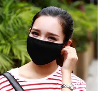 2016 vendite calde 50pcs maschera anti-polvere di cotone Bocca Volto Unisex Uomo Donna in bicicletta che indossa la moda di alta qualità nero