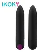 IKOKY Bullet Vibrator Clitoris Stimulator Sex Toys For Women Dildo Vibrators Vaginal Massager Strong Vibration USB Charging D18111402