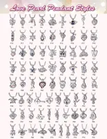 Mélangez 500 style 18 carats plaqué or cages perles pendentifs huîtres matières bricolage souhait que l'amour pendentif colliers dame fille bon cadeau