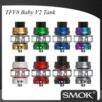 Tank authentique Smok Tfv8 Baby V2 avec v2 A1 Bobines de bobines de bobines pour les espèces de fumée Kit de démarreur