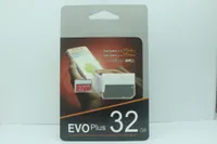 SICAK Yeni varış Sınıf 10 EVO PIUS 128GB 64GB 32GB MicroSD Kart Micro SD TF Kart SDHC SD 80MB / s Adaptör 30pcs