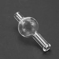 Rökningstillbehör universell klar glasbubbla kolhydrater rund kulkupol för vattenrör xl tjock kvart termisk banger naglar