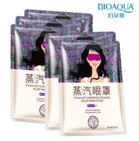 BIOAQUA Eye Mask Lavender Oil Steam Face Care Skin Dark Circle Eye Bags Eliminate Puffy Eyes Fine Line Wrinkles Anti aging