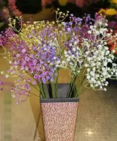 2018 HOT Gypsophila silk baby breath Artificial Fake Silk Flowers Plant Home Wedding Party Home Decoration Free Shipping